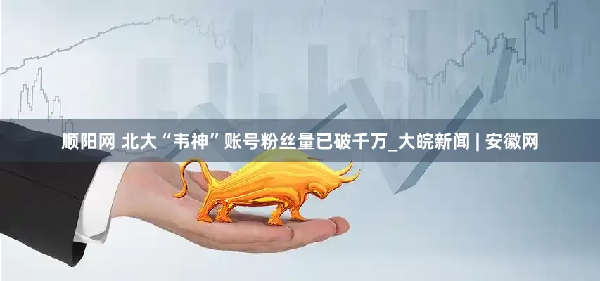 顺阳网 北大“韦神”账号粉丝量已破千万_大皖新闻 | 安徽网